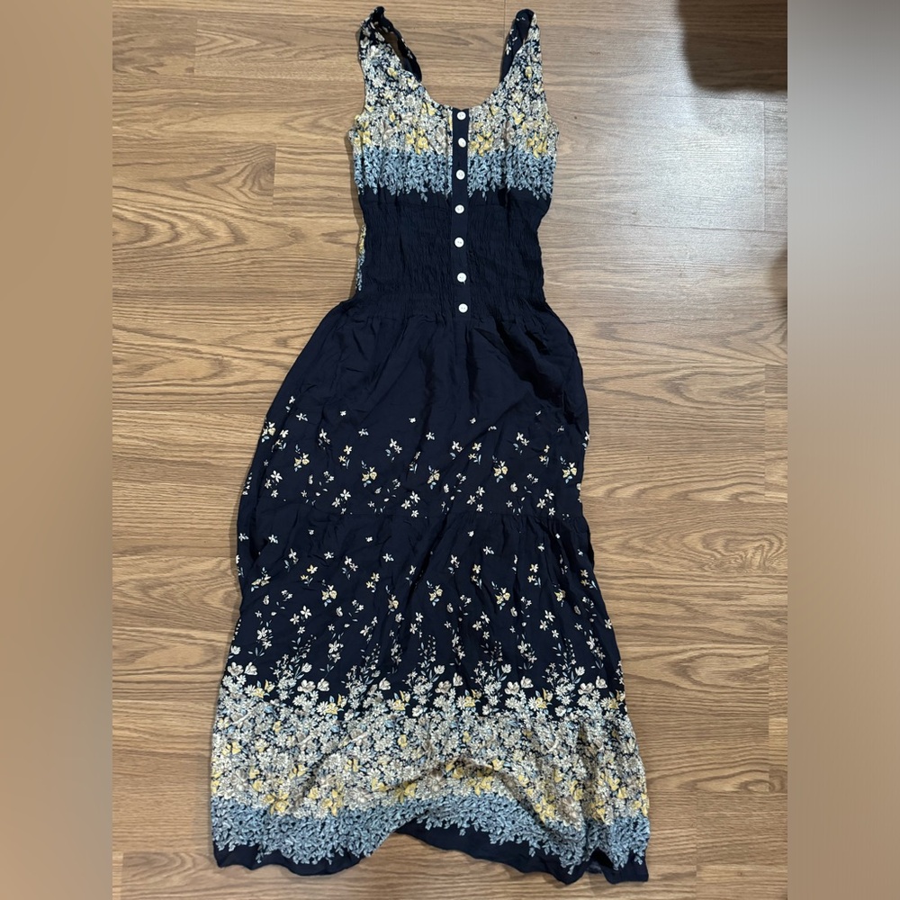 Julia Floral Smocked Maxi Dress